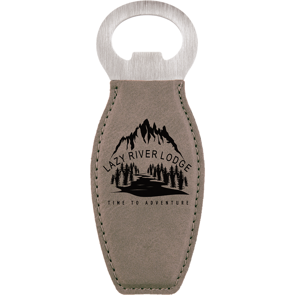 Magnetic Leatherette Bottle Opener