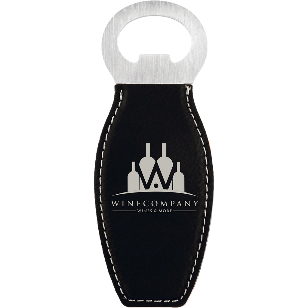 Magnetic Leatherette Bottle Opener