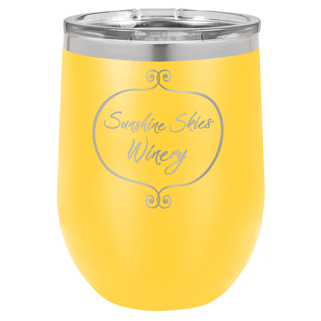 12oz insulated stemless wine tumbler